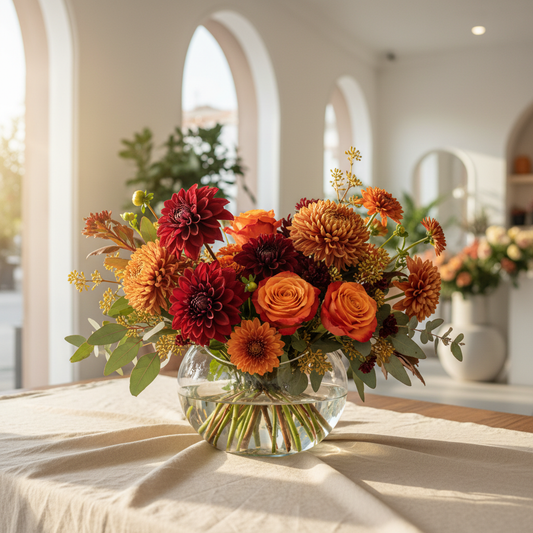 Las mejores flores para regalar a una mujer en Otoño