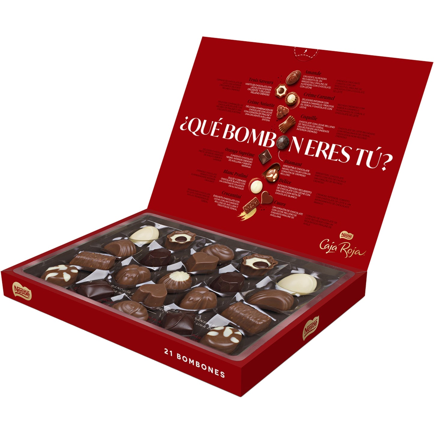 Caja Roja de Nestlé (21 bombones)