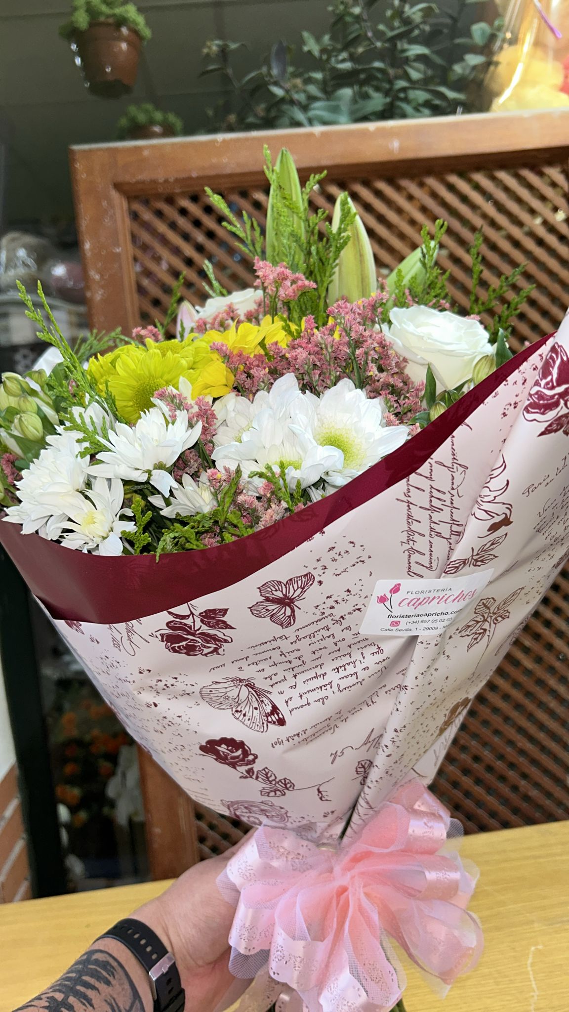 Ramo de rosas Floristería en Málaga