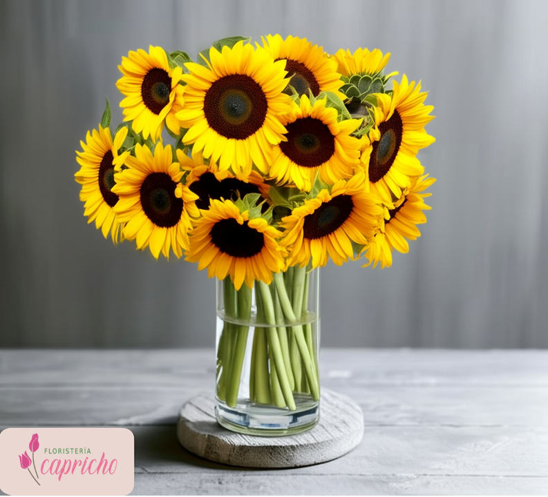 Ramo de girasoles Floristería en Málaga