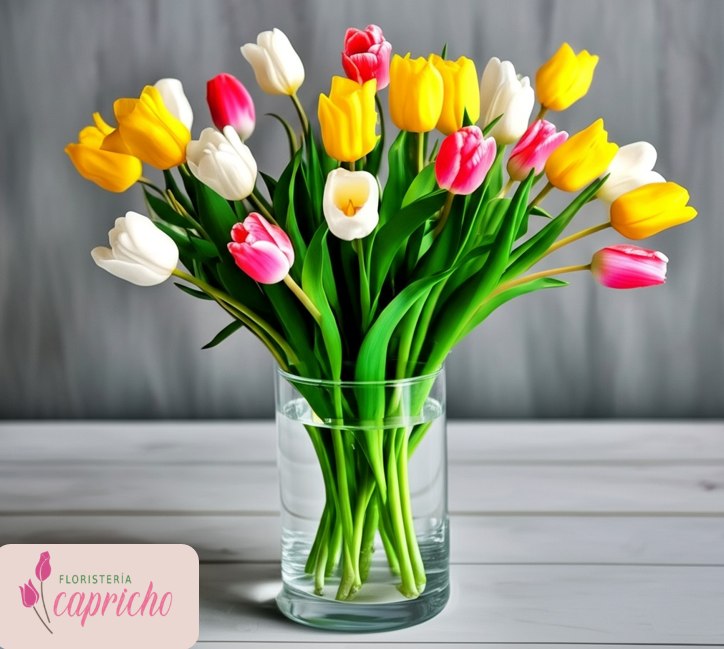 Ramo de tulipanes Floristería en Málaga