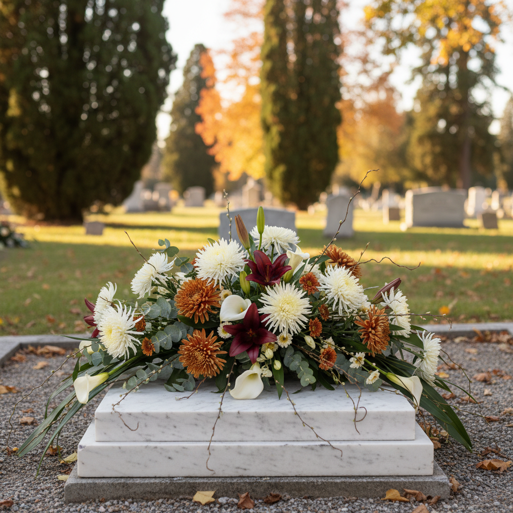 Qué flores llevar al cementerio el 1 de noviembre