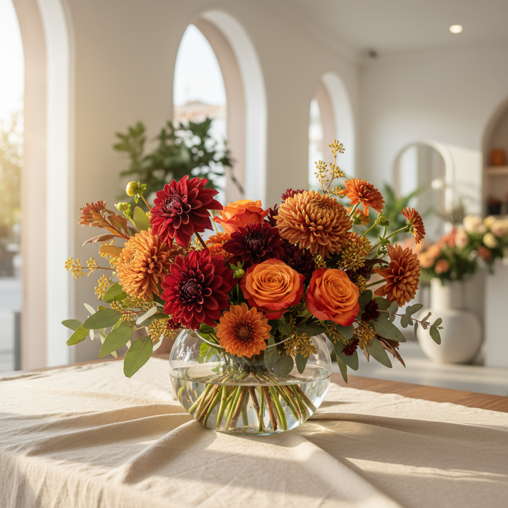 Las mejores flores para regalar a una mujer en Otoño