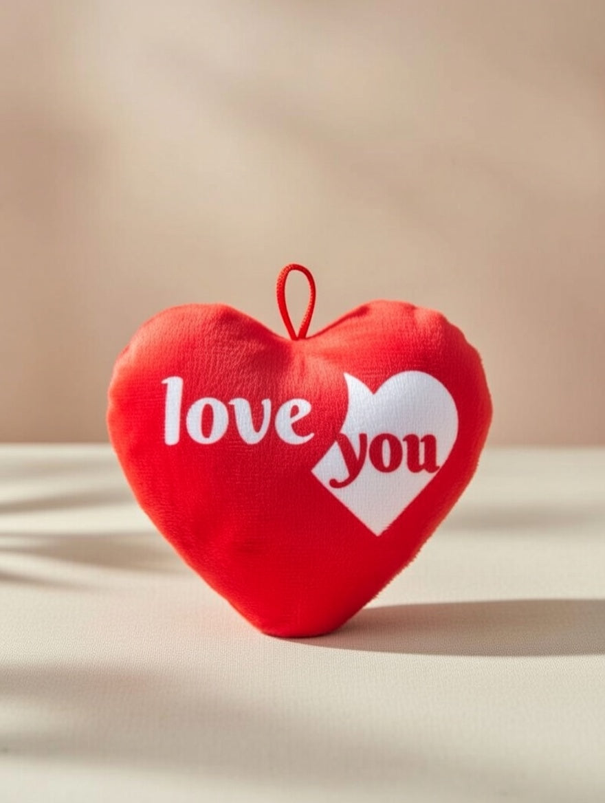 Peluchito Corazón "Love You" Rojo
