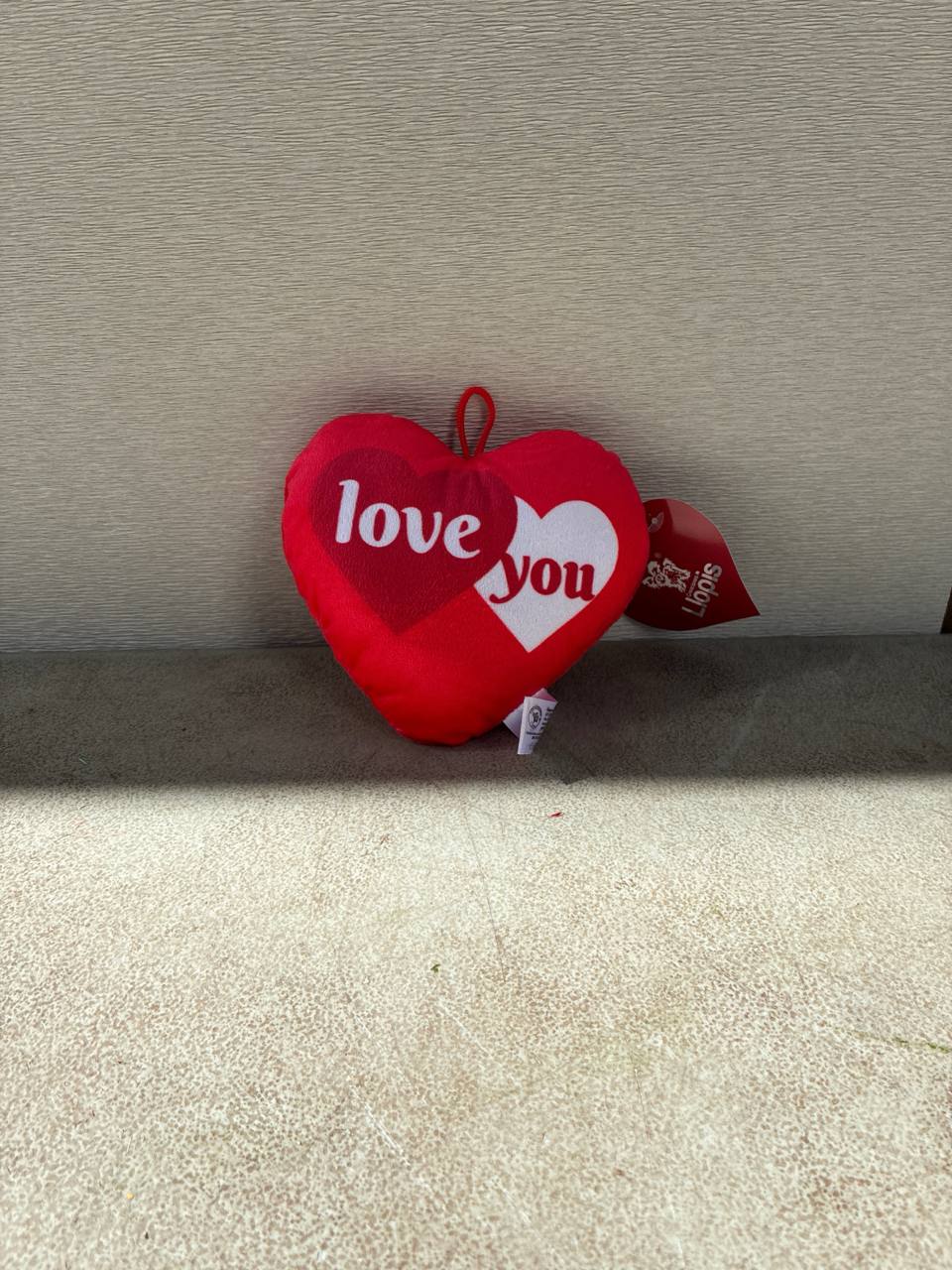 Peluchito Corazón "Love You" Rojo