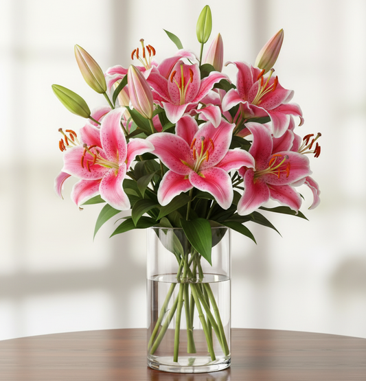 Bouquet of Pink Lilium